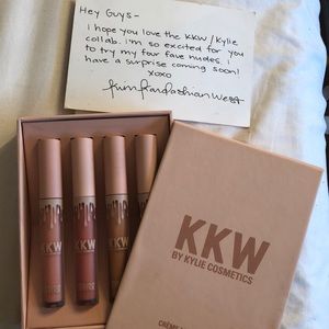 KKW creme liquid lipsticks